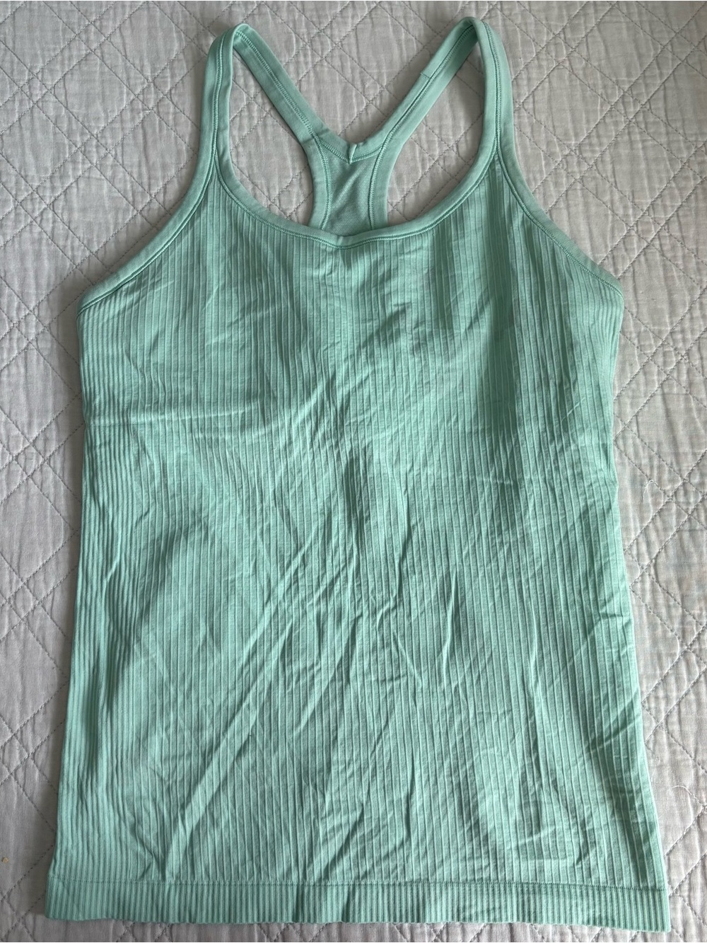Lululemon Teal Ribbed Racerback Tank Top Women’s Size 10
